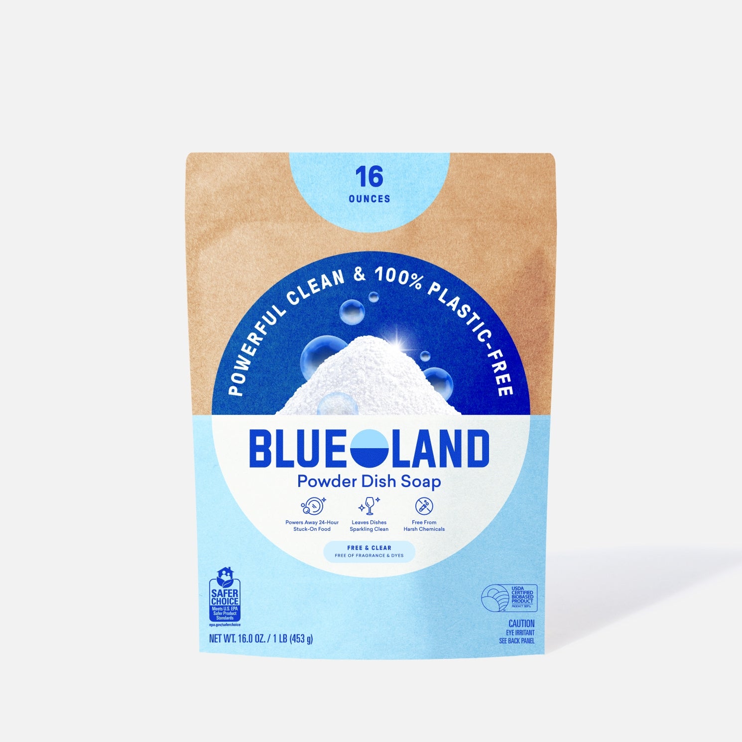 Blueland dish soap powder refill pouch