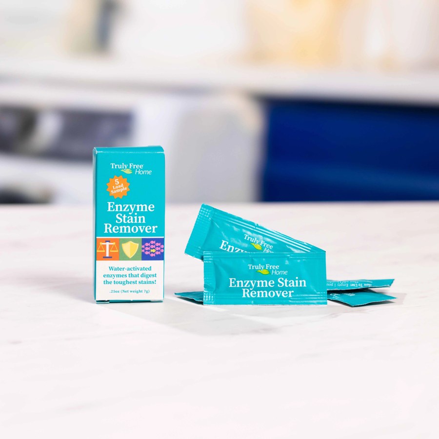 Truly Free Home Mini Enzyme Stain Remover product packaging