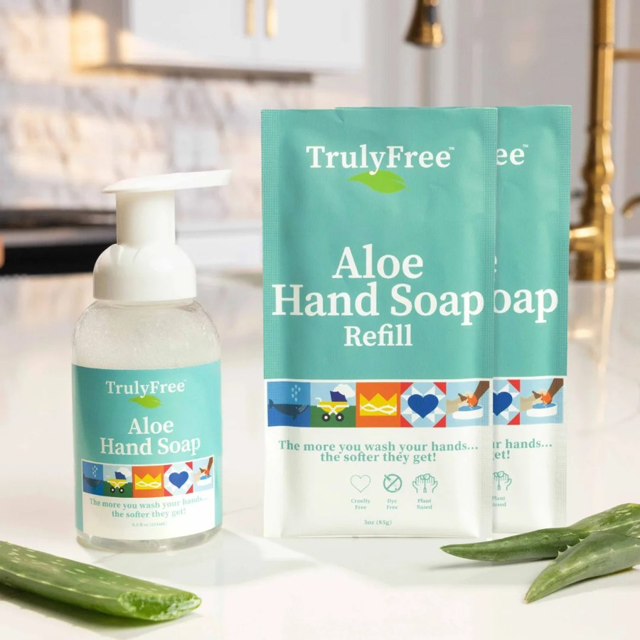 Truly Free Home Aloe Hand Soap - Unscented product packaging
