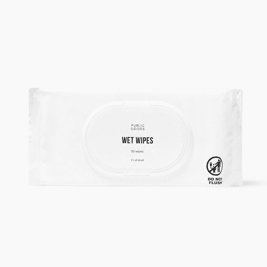 Public Goods Pure Bamboo Wet Wipes product packaging