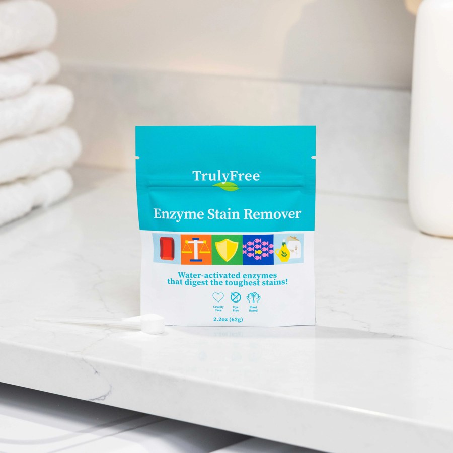 Truly Free Home Enzyme Stain Remover product packaging