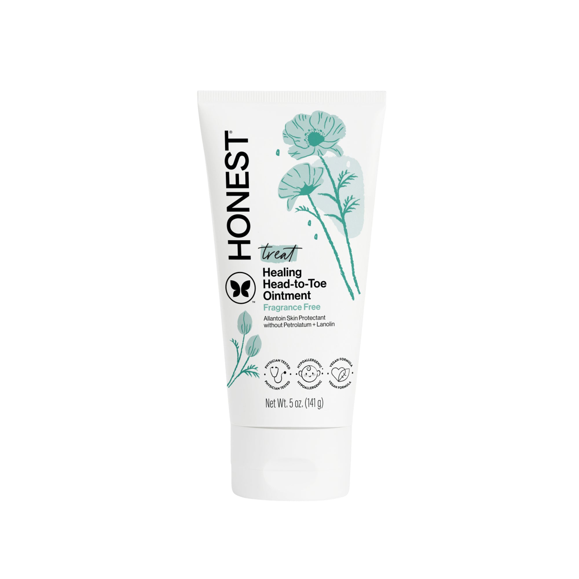 The Honest Company Healing Head-To-Toe Ointment, Treat 5 oz product packaging