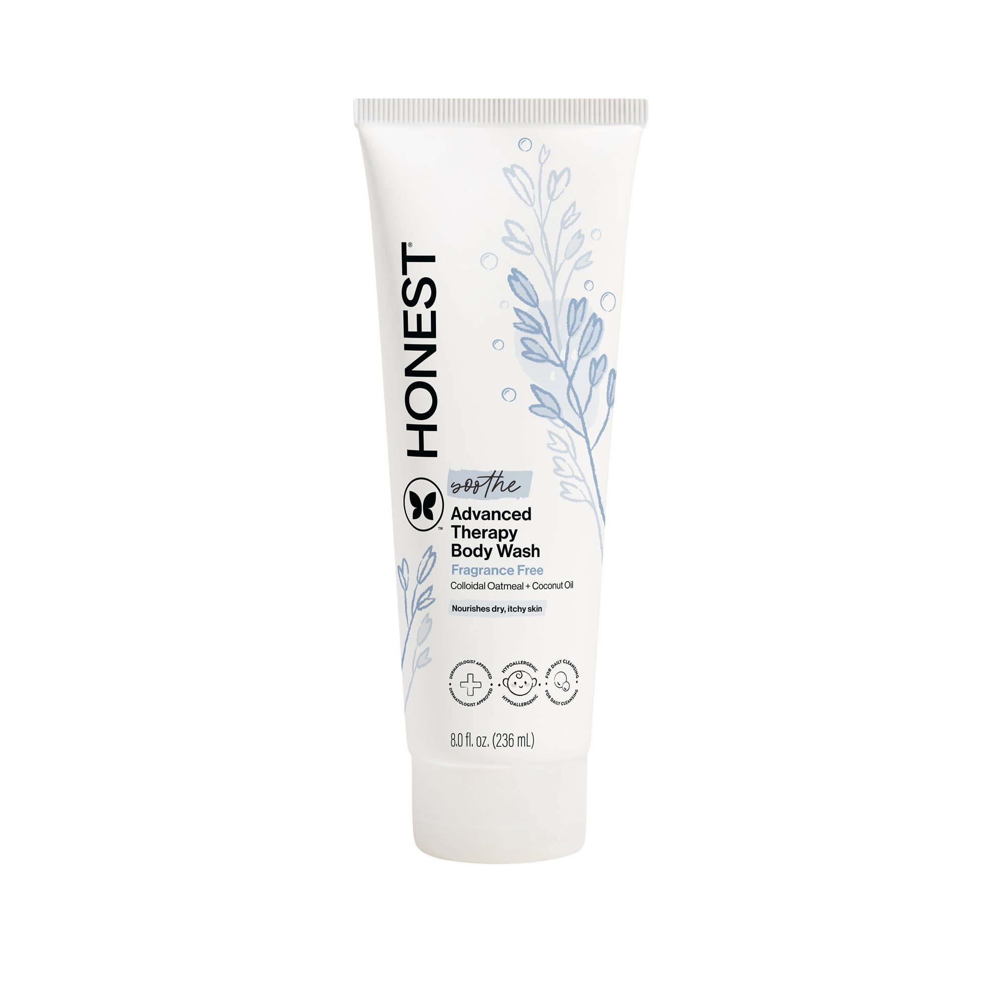 The Honest Company Advanced Therapy Body Wash product packaging