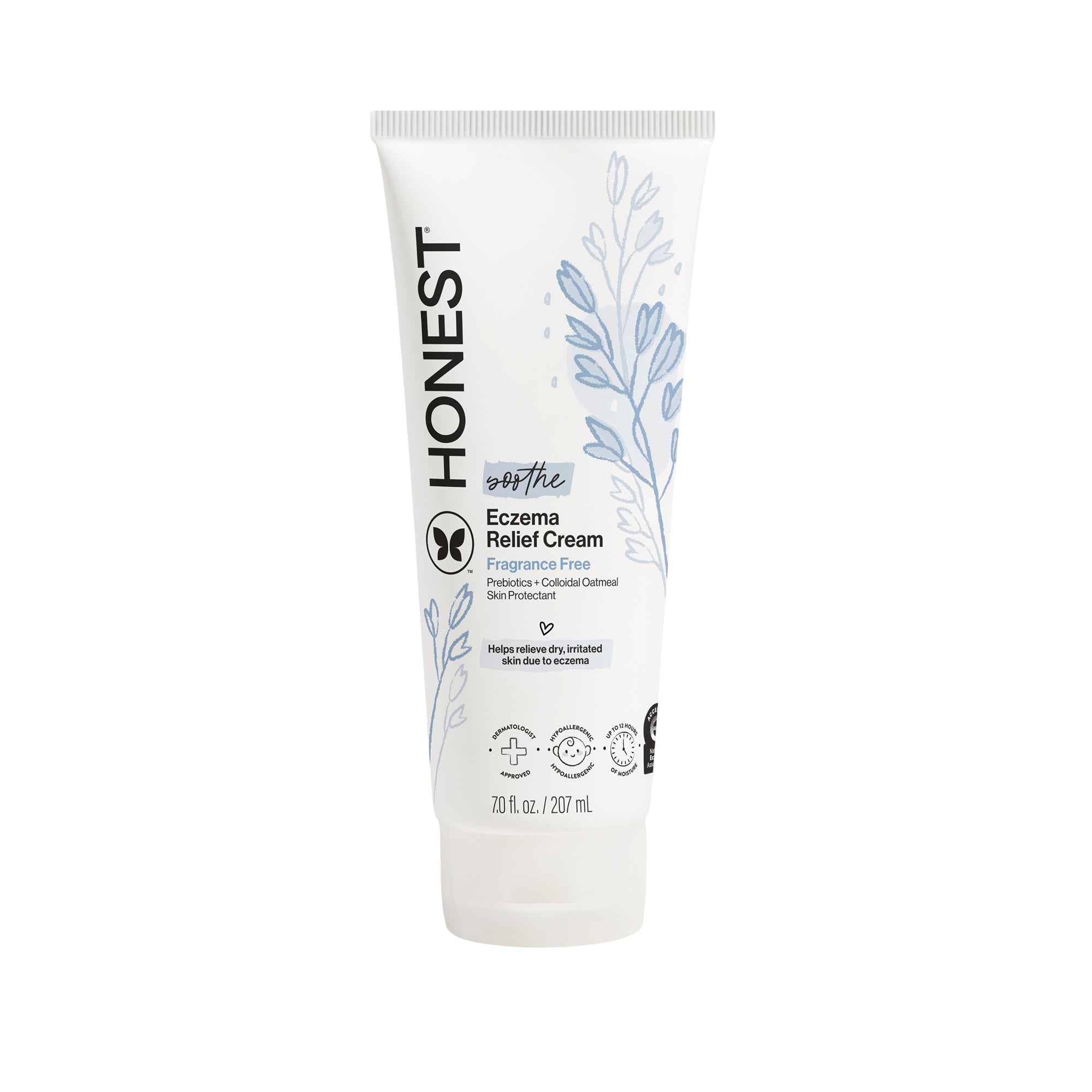 The Honest Company Eczema Relief Cream product packaging