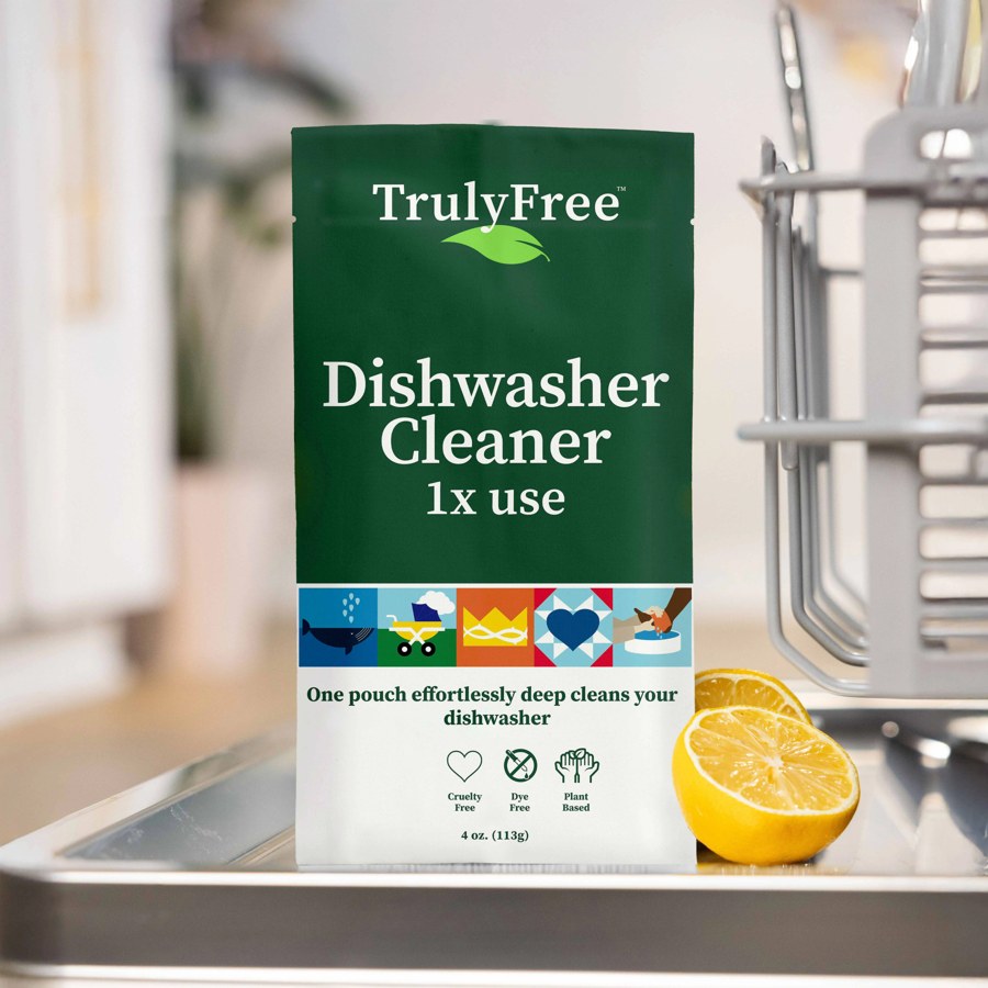 Truly Free Home Dishwasher Cleaner product packaging