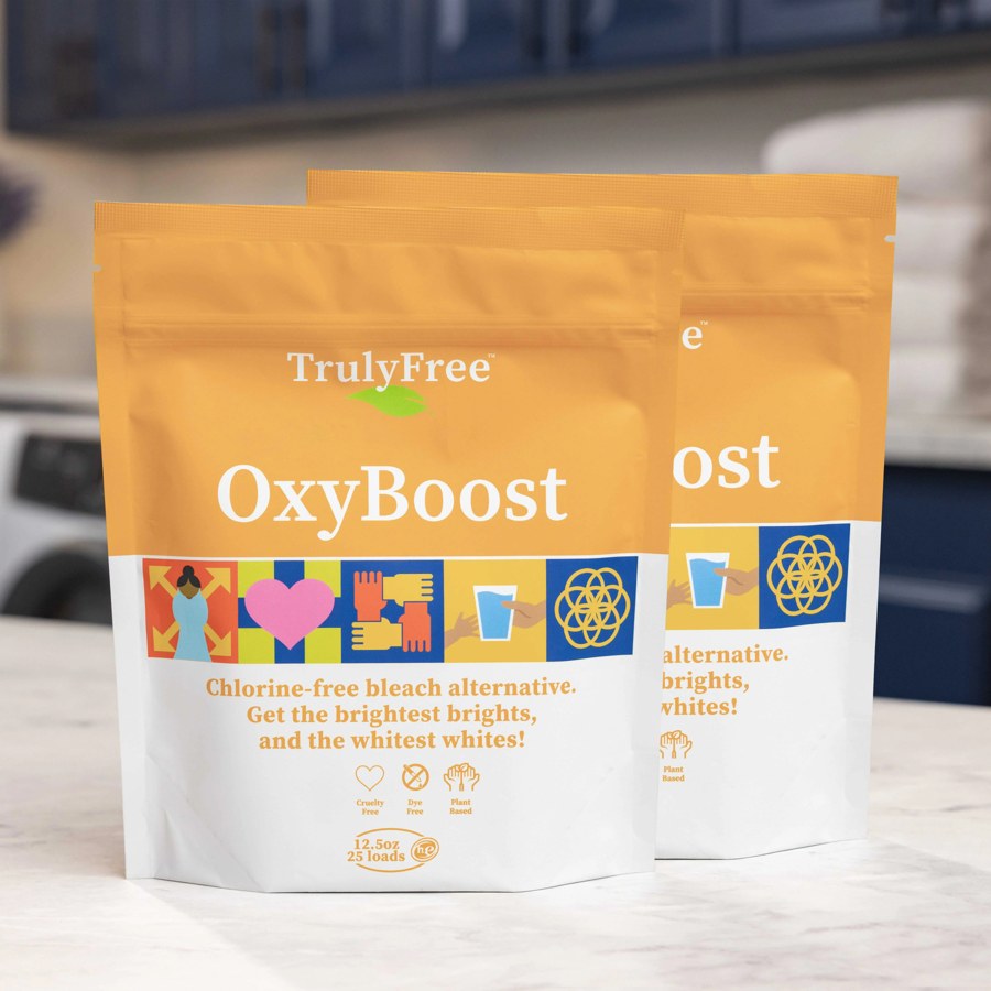 Truly Free Home OxyBoost product packaging