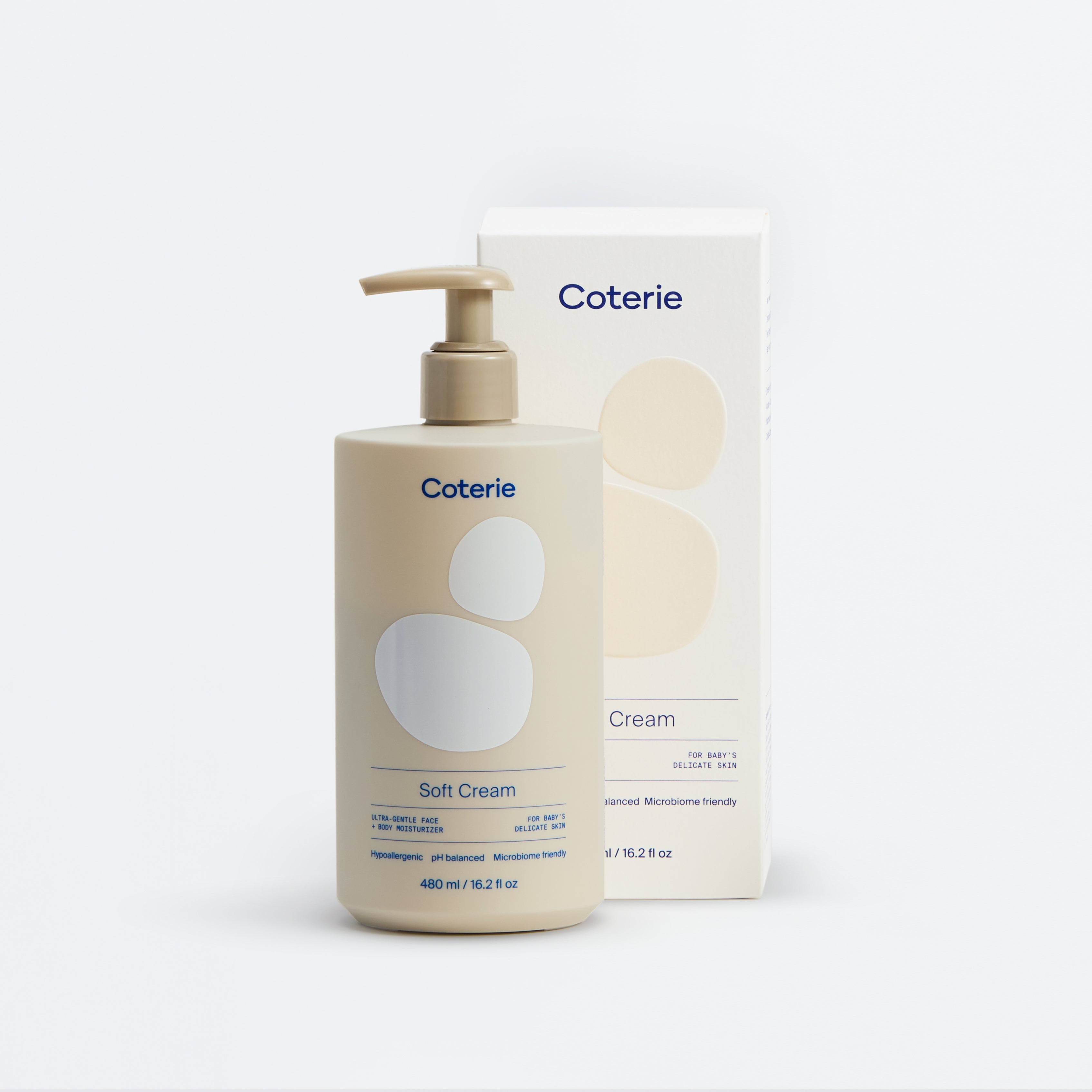 Coterie Soft Cream product packaging