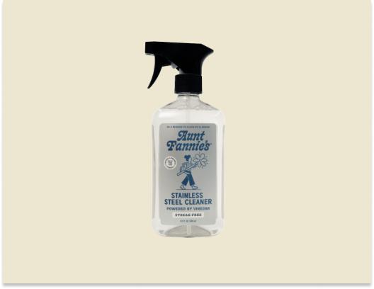 Aunt Fannie's Stainless Steel Cleaner — Hint of lavender — Single Bottle packaging